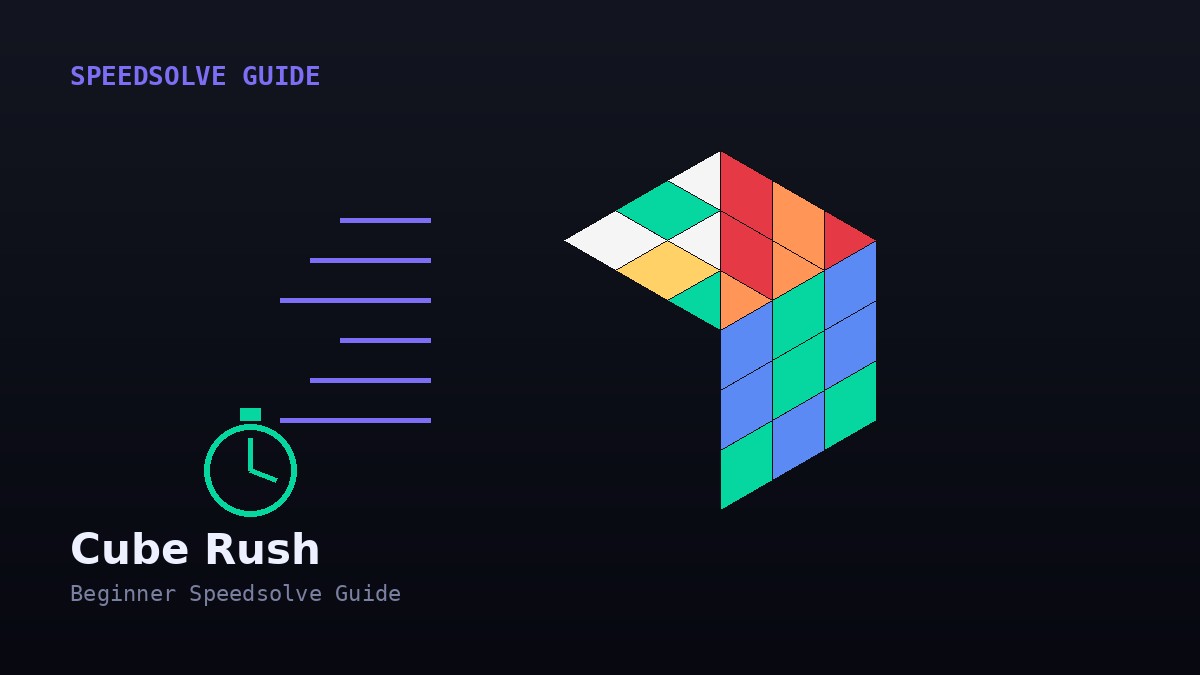 Cube Rush beginner speedsolving guide