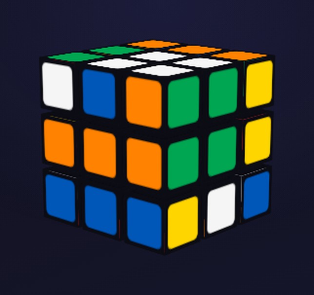 Cube Rush, real interactive 3D Rubik's cube game, play free online