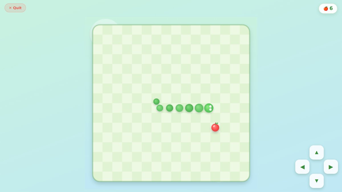 Snake, free online game with cute polished graphics
